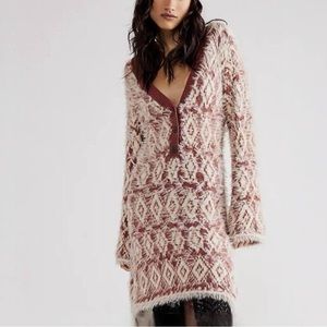 NWOT XS free people sweater dress